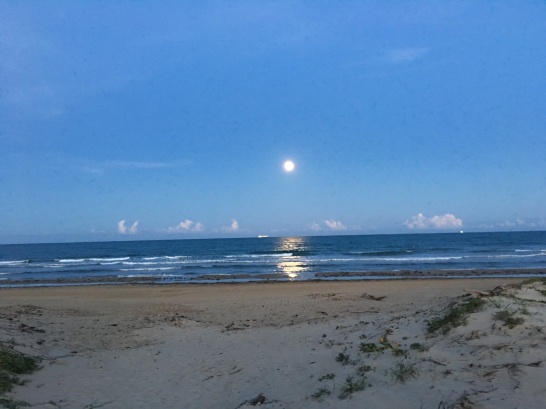 Full Moon over South Padre